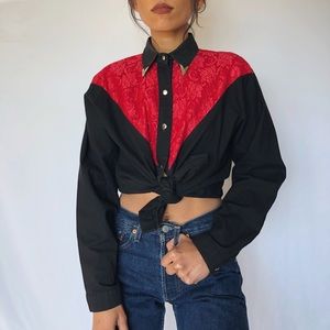Vintage Western Button Up